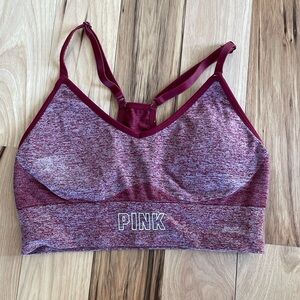 Pink sports bra - size XS